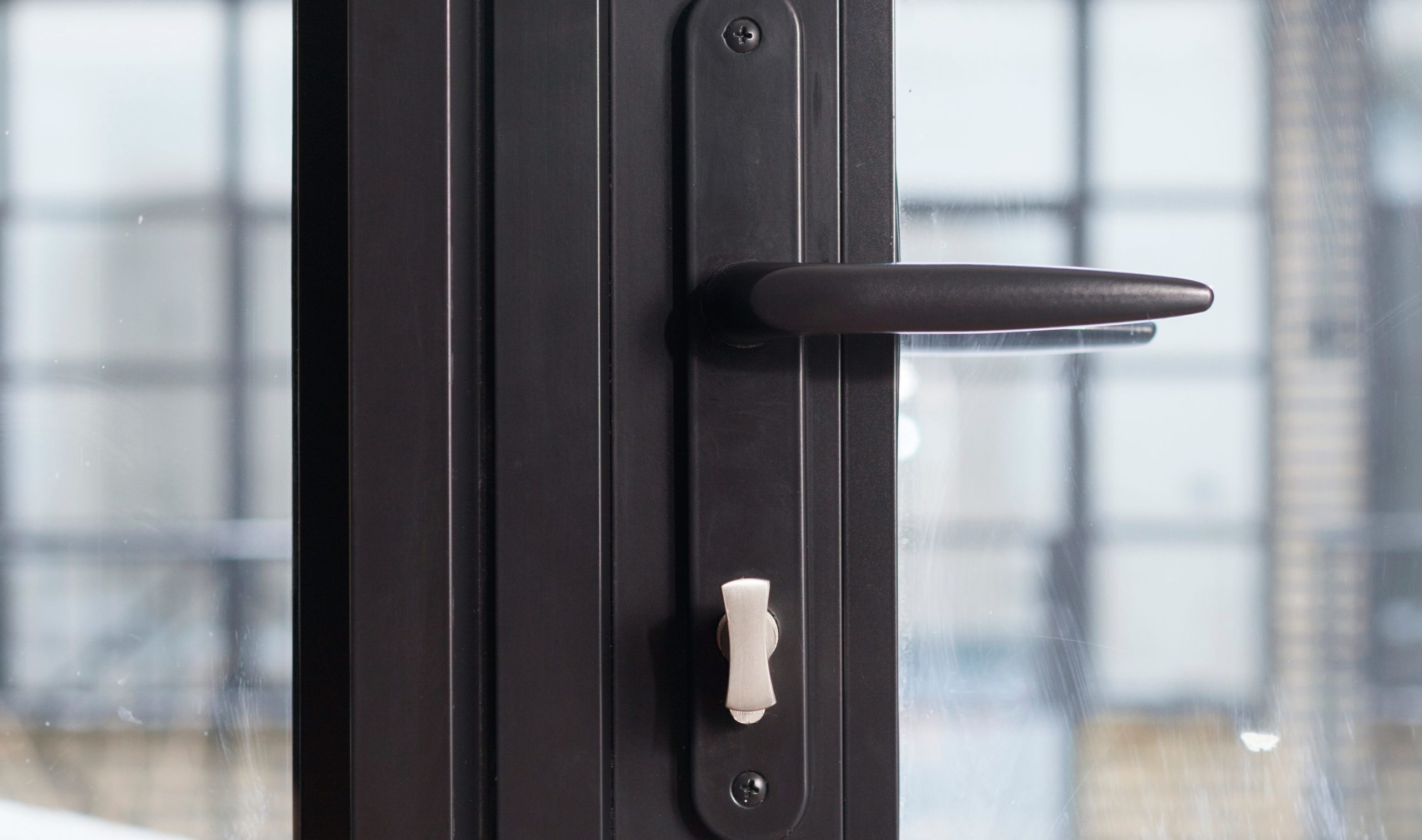 Black Smart Alitherm Heritage doors.