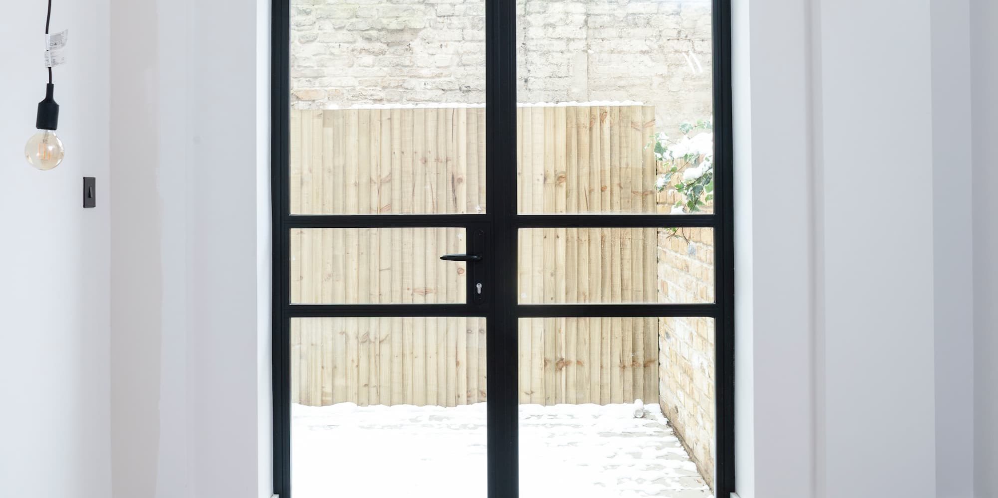 Black Smart Alitherm Heritage doors for a home in Kent.